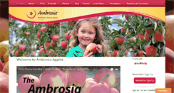 Desktop Screenshot of ambrosiaapples.com
